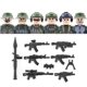 thumbnail image 3 of Figuras de comando fantasma de SWAT de la ciudad, bloques de construcción de fuerzas especiales, soldados del ejército modernos, policía, armas militares, juguetes para niños, 3 of 5