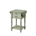 thumbnail image 2 of Bowery Hill Wood Drop-Leaf Side Table in Antique Gray Finish, 2 of 6