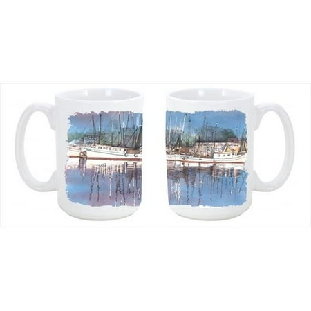 

Harbour Dishwasher Safe Microwavable Ceramic Coffee Mug 15 oz.