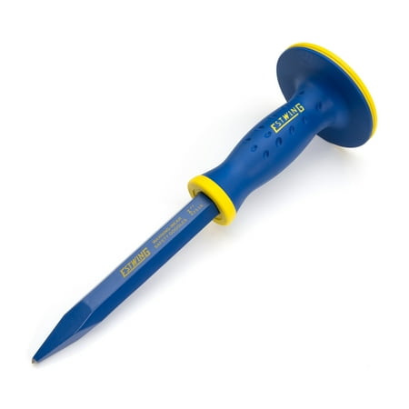 

Estwing 5/8-Inch Pointed Tip Masonry Chisel with Grip Guard 42516