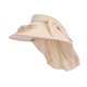 thumbnail image 2 of Ventilador de moda de sombrero de visor de ventilador para pescar Camping Beach al aire libre deportes al aire libre Caqui, 2 of 8
