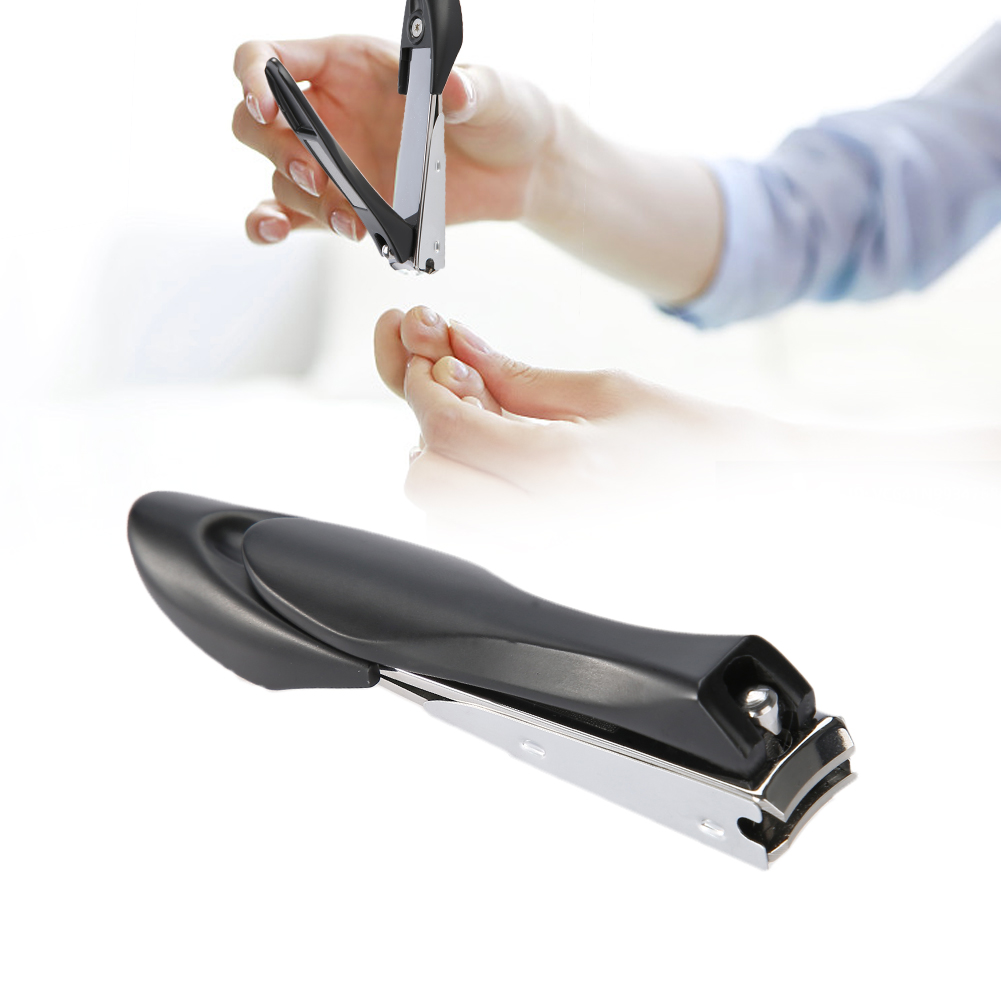 Tebru Nail Cutter, Stainless Steel Finger Nail Clippers Toenail Clipper