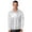 White, variant on Jhaoyu Men's Shiny Sequin Disco Dance Shirt Long Sleeve Button Down T-Shirt for Nightclub Rave Party Blue 185