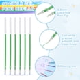 thumbnail image 3 of Uxcell 0.8mm Gel Pens Refills, 24 Pack Glitter Gel Pens Sparkle Metallic Ink Medium Point Colored Refill Set for Adults Coloring Books Journaling Scrapbooking Art Drawing, Blue Green, 3 of 6