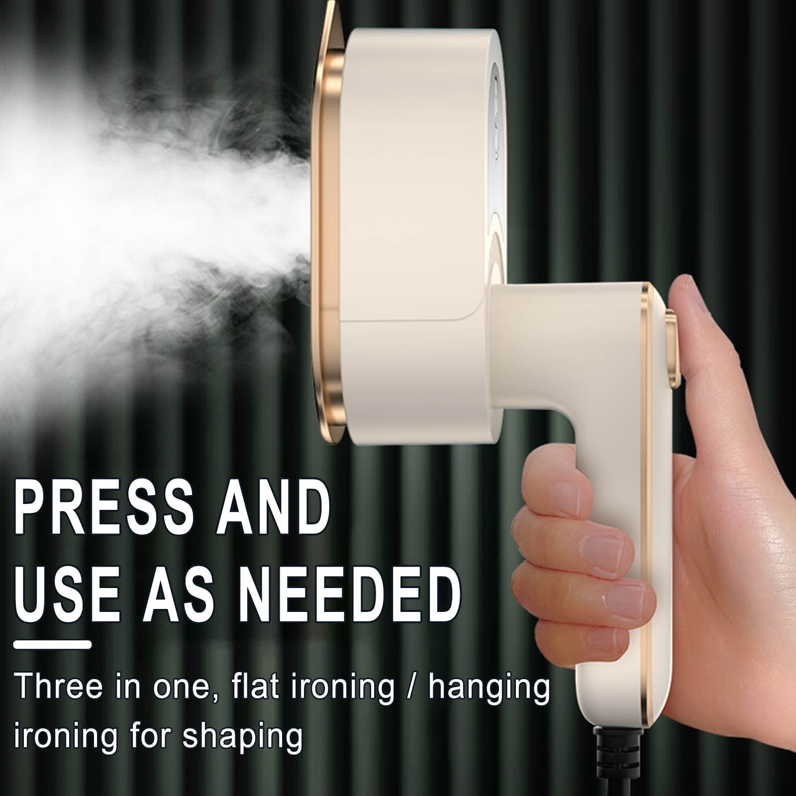 Wet and Dry Dual-use Ironing Mini Ironing Machine - Portable 180° Rotatable  Handheld Steam Iron - Foldable Garment Steamer for Fabric Clothes - 2 in 1