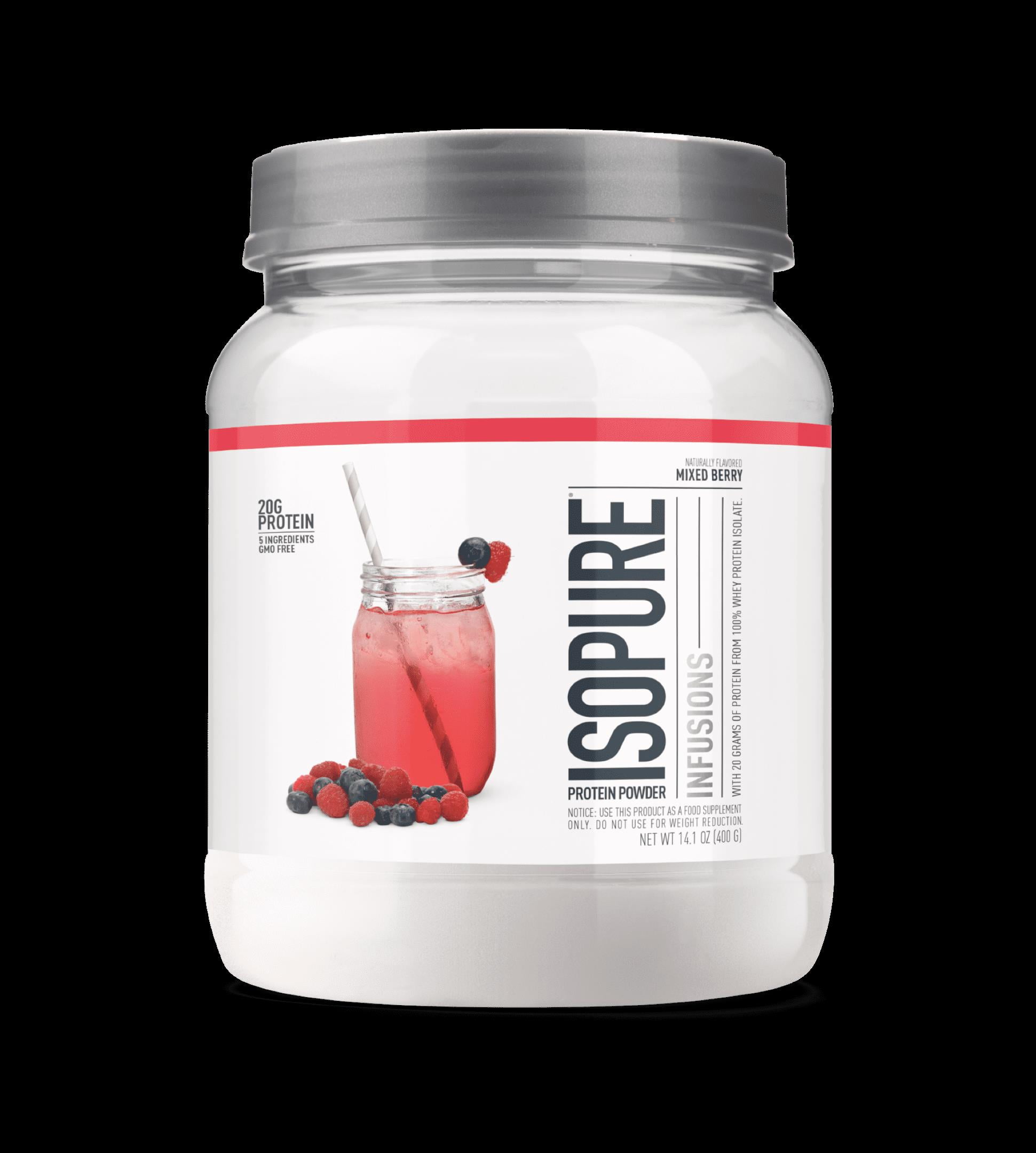 Isopure, Zero Carb Protein Drink, 100% Whey Protein Isolate, 40 g Protein,  Apple Melon, 20 oz, 12 Count