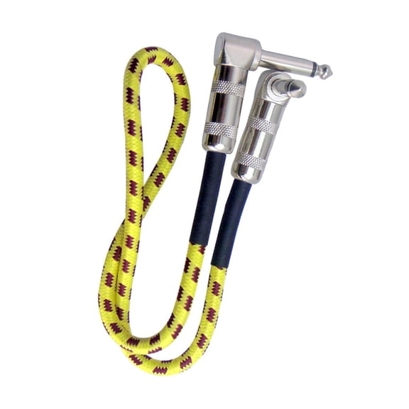 3 Colours 50CM 6.35mm Guitar Effect Pedal Cable Guitar Instrument