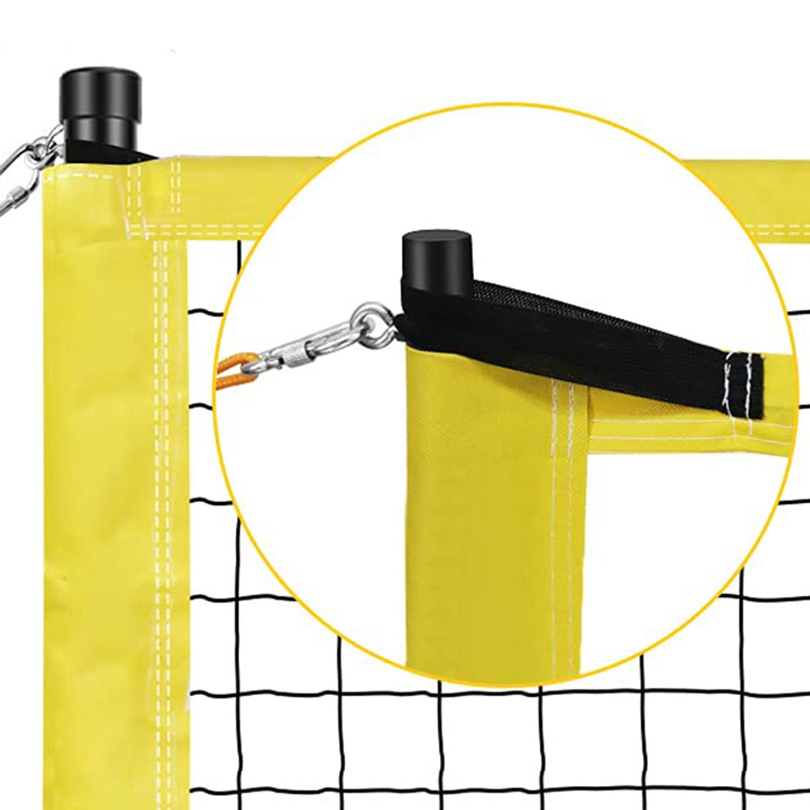 DimyFew Volleyball Set Adjustable Poles Carrying Bag Pump Portable Volleyball Net System