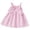 Pink, variant on Noric Girls Summer Dresses Sleeveless Spaghetti Strap Princess Dresses with Big Bow Tie Loose Fit A Line Swing Dresses Ages 0-9