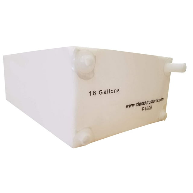 Class A Customs T-1600-SP un (1) Réservoir d'Eau avec Bec Verseur 16 Gallons RV Frais et Gris