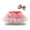 Pink, variant on TAGOLD Toddler Girls Cute Party Dance Costume Splice Rainbow Net Yarn Sequins Tulle Skirt Bow Hairpin Suit Light blue 2-4 Years