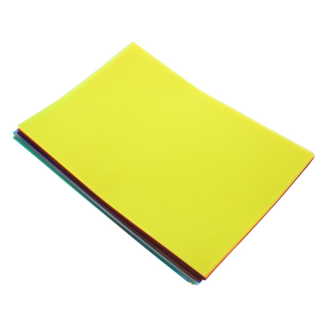 PAMINGONO Craft Cellophane Sheets Colored Plastic Wrap Paper for Home Art Projects and Creative Displays