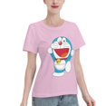thumbnail image 2 of Women's Basic Short Sleeve T-Shirt Doraemon, 2 of 6