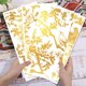 thumbnail image 3 of 4Pcs 4 Styles Flower and Angel PVC Waterproof Decorative Stickers Self Adhesive Decals for Furniture Decoration Bird 300x150mm 1pc/style, 3 of 9