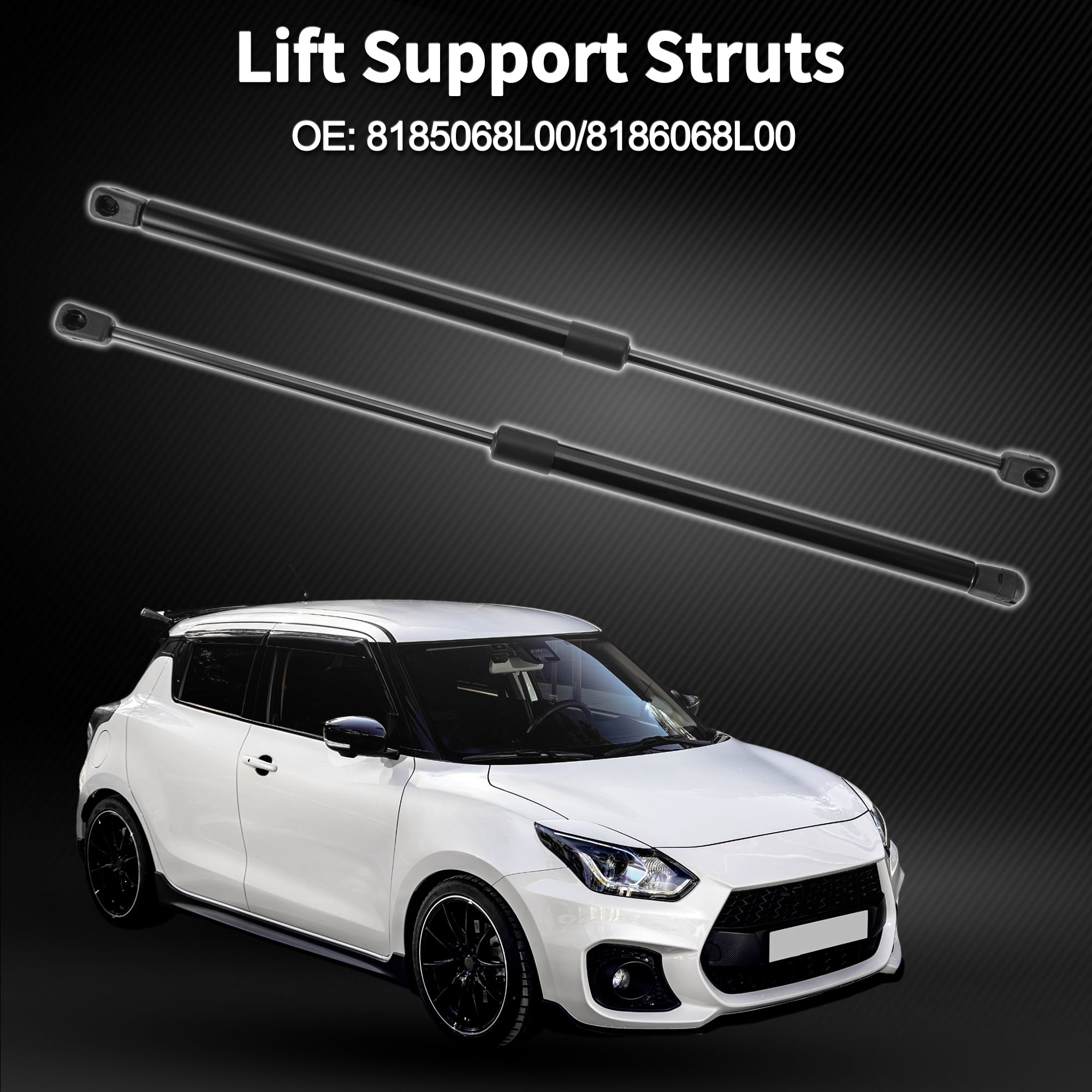 Unique Bargains 2Pcs Rear Hatch Lift Supports for Suzuki Swift IV Hatchback 2010-2015