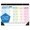 Blue, variant on Desk Calendar 2026-2027 Large 22" x17", Wall Calendar from January 2026 - June 2027, Office Supplies Desktop Monthly Calendar for Home Classroom & Office or Teacher Gifts