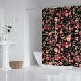 thumbnail image 2 of Pioneer Flower Floral Print Pattern Shower Curtain 72"x72" ,Bathroom Decorative Shower Curtains Set with 12 Hooks,Modern Waterproof Washable Shower Curtain, 2 of 6