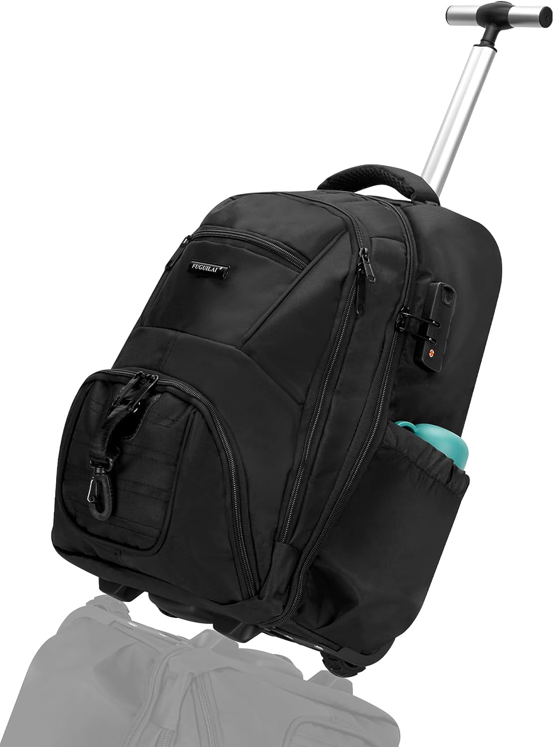 18 inch Water Resistant Wheeled Laptop Backpack,Carry on Luggage