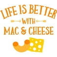 thumbnail image 2 of CafePress - Life's Better Mac & Cheese - 11 oz Ceramic Mug - Novelty Coffee Tea Cup, 2 of 4