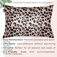 thumbnail image 2 of Kitsch Microfiber Towel Pillowcase, Standard Size, Leopard Print, 2 of 7