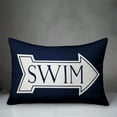 thumbnail image 3 of Creative Products Swim Arrow 14x20 Indoor / Outdoor Pillow, 3 of 3