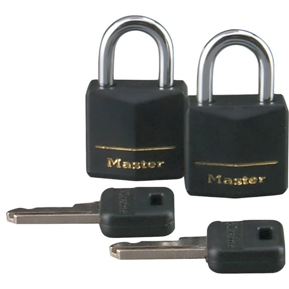 Master Lock Steel 3-Pin Tumbler Padlock Keyed Alike