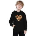 thumbnail image 5 of oqasdz Halloween Youths Girls Boys Pumpkins Letter Prints Long Sleeve Hoodie with Pocket Casual Pullover Sweatshirts Size 12 M-18 M, 5 of 5