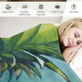 thumbnail image 3 of HENGT Throw Blanket Watercolor Pineapple Super Soft Warm Large Flannel Blanket Fruit Blanket Print Throw Blanket Lightweight Cozy Moving Blankets Fuzzy Blanket for Bed Couch Sofa, 3 of 6