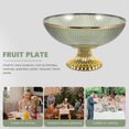 thumbnail image 3 of OUNONA Snack Serving Tray Countertop Fruit Basket Light Green Graduation Parties 1Pcs, 3 of 8