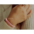thumbnail image 4 of pink Rhodonite Bracelet for Women - Faceted Beads Bracelet(Adjustable), 4 of 5