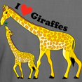 thumbnail image 3 of CafePress - I Love Giraffes T Shirt - Mens Comfort Colors Shirt, 3 of 5