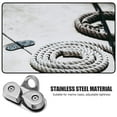 thumbnail image 4 of Greenadscape Stainless Steel Boat Cleats For Compact Design Marine Vessels Silver 1 Set, 4 of 8