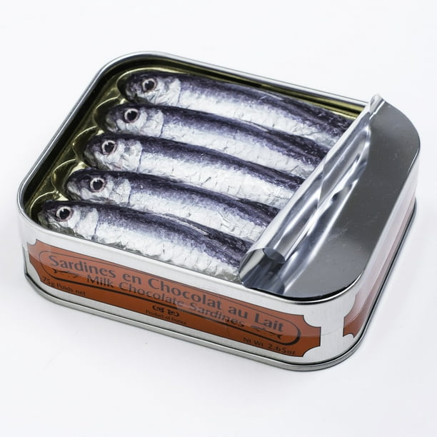 French Milk Chocolate Sardines in Tin (2.65 ounce)