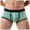Green, variant on IYTR Breathable Boxers With Side Openings Mens Boxer Briefs Mid Waist Briefs Stripe Briefs Blue S