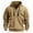 Khaki, variant on KeShDi Hoodies Cute Hoodie Men's Spring and Fall Printed Hooded Sweatshirt Zipper Multi-Pocket Pullover Sweatshirt White M