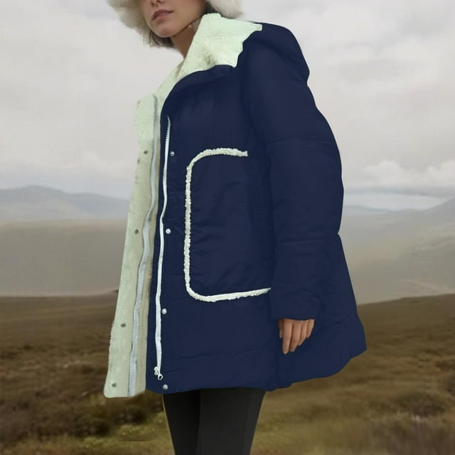 Parkas de manga larga para mujer, chaqueta con capucha de color liso con mangas largas y cinturón, chaqueta tipo cárdigan de temperamento ajustado, top de poliéster para mujer