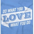 thumbnail image 2 of Do What You Love Quote Cute Inspiring Zip Up Hoodie Men's Women's Brisco Brands 3X, 2 of 6