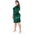 thumbnail image 3 of Vestido Elegante de terciopelo Roman Fashion Tallas Extras 109 Verde oscuro 38, 3 of 6