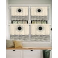 thumbnail image 2 of Abstract Sun Ocean Short Blackout Curtains 45 Inch Long Modern Art Rod Pocket Kitchen Curtains, 2 Panels Thermal Insulated Room Darkening Drapes for Bedroom, 42"W x 45"L, 2 of 5