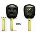 thumbnail image 4 of VLS 3 Button Remote Head Key Shell for Lexus Vehicles, Short Blade, 4 of 5