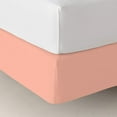 thumbnail image 6 of DNG Creations 1 Piece Box Spring Cover 100% Egyptian Cotton Wrap Around 4 Sides for Hotel & Home, Fits Box Springs up to 18 Inch Deep Pocket ( Solid Peach - Full ), 6 of 7