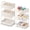 Beige, variant on Metal Nursery 3 Tier Rolling Cart with Dividers and Drawers, Mobile Utility Cart with Wheels Diaper Caddies Organizer for Changing Table, light brown