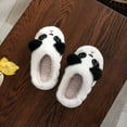 thumbnail image 6 of yocbz Kid Slippers Infant Toddler Boys Girls Winter Slippers Prewalker Cotton Warm Cartoon Slippers Indoor 2025 Casual Fashion Children Slippers White,Size for US 1.5, 6 of 8