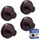 thumbnail image 1 of Ganchos con ventosa HOME SO para ducha, baño o cocina (paquete de 4), 1 of 7