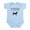 Sky Blue, variant on CafePress - My Brother Is A Beagle Body Suit - Baby Light Bodysuit, Size Newborn - 24 Months