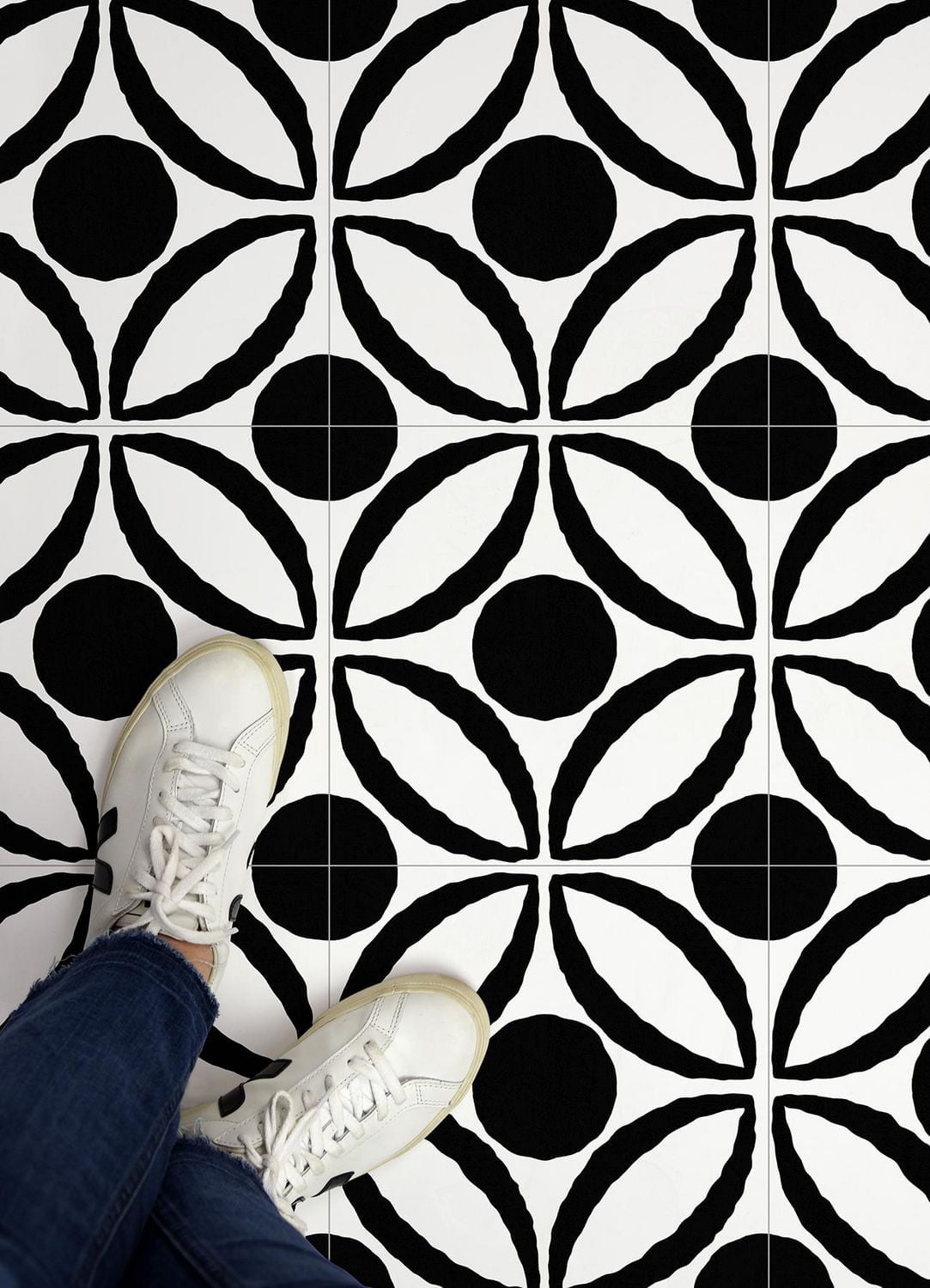 FloorPops Tory Peel and Stick Floor Tiles Set of 20