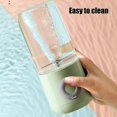 thumbnail image 4 of Portable Fruit Blender,500ml 6 Blades Juicer USB,BPA Free Green, 4 of 5