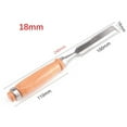 thumbnail image 2 of Woodcut Wood Sculpture Flat Chisel Wood Carve Diy Woodworking Hand Tool 18Mm, 2 of 8