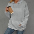 thumbnail image 5 of Bovemsi Sweatshirt for Women Oversized Hoodies 2025 Cute Hoodie Plus Size Plain Basic Soft Sweatshirts Tops Fall Winter Comfort Hoodie, 5 of 7