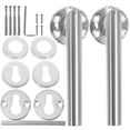 thumbnail image 1 of Shisuyan Direction Adjustable Door Handle Lock Silver 1 Set 6.09X2.16X1.97in, 1 of 8